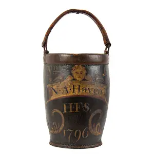 Leather Fire Bucket, Humane Fire Society