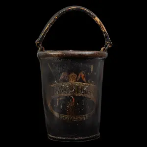 Leather Fire Bucket, Federal Fire Society