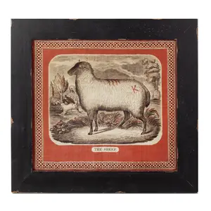 Children's Kerchief - THE SHEEP, Printed on Cotton, Handkerchief, Bandana