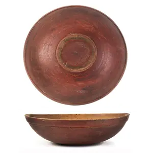 Red Bowl in Original Paint