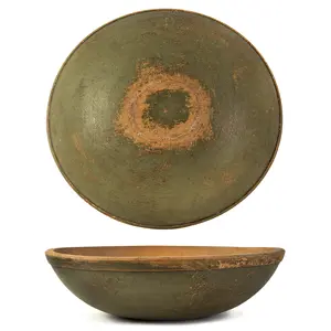 Maple Bowl In Original Sage Green Paint