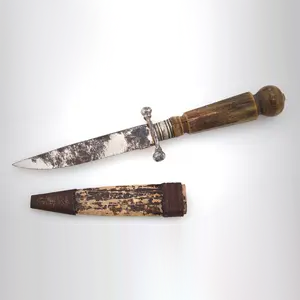 Bowie Knife, Miniature Knife, Horn Handle