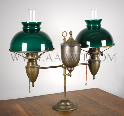 Bradley & Hubbard
Double Student Lamp
Circa 1880-1900, entire view