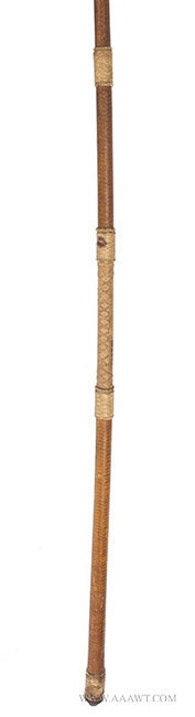 Antique Carriage Driving Whip, Owned by Franklin Enslin, Massachusetts, 19th Century, handle detail