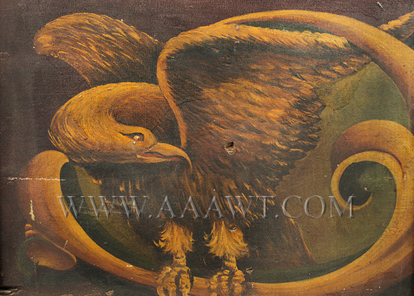 Eagle Painted on Board, Original Condition, Dry Patina
Anonymous
19th Century, entire view
