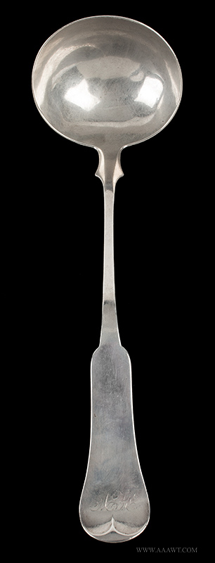 Antique Sterling Silver Ladle, Jaccard, St. Louis
E. Jaccard Jewelry Company
St. Louis, MO, c. 1860, entire view