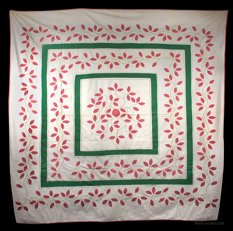 Appliqued Summer Quilt Top