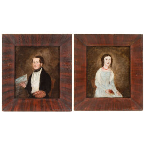 Portraits, Pair, Newton Benning and Wife, Baltimore, Maryland Inventory Thumbnail