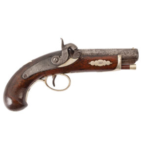 Derringer Pistol by Wurfflein of Philadelphia, Barrel Marked C. Suter, SELMA, ALA Inventory Thumbnail