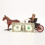 Carving,-Horse-Drawn-Wagon-&-Riders,-circa-1920_scale_770-6
