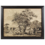 Watercolor,-English,-Late-18th-Century,-Farm_786-15