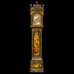 Japanned Lacquered Chinoiserie Tall Clock Inventory Thumbnail