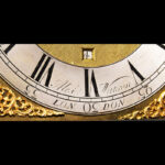 1008-75_Clock,-English,-Jappaned_face-detail