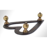 843-359_3_Wrought-Iron-Heart-Trivet,-Brass-Feet_view-3