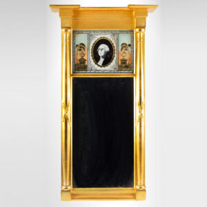 Federal Mirror, Mourning of George Washington, Eglomise Tablet Inventory Thumbnail