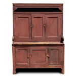 362-24_1_Cupboard,-Stepback,-Red,-Paneled,-18th-C_view-1