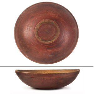 Red Bowl in Original Paint Inventory Thumbnail