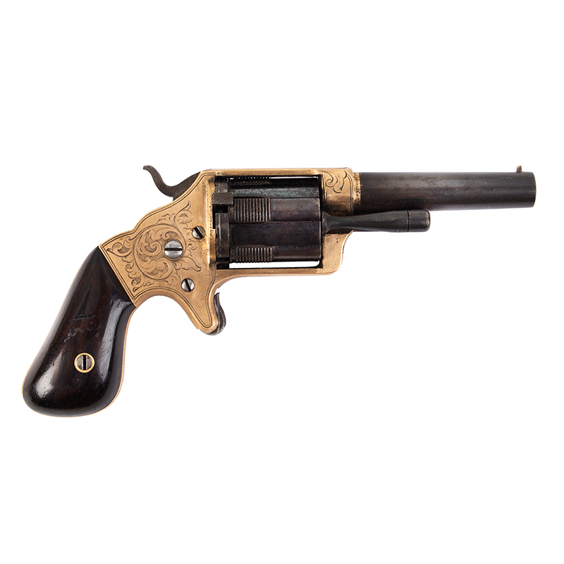 Pistol, Percussion, Brooklyn Arms Co., Slocum Side-Loading Pocket Revolver