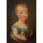1283-137_2_Portrait,-Girl-with-Cat,-Oil-on-Canvas_view-2