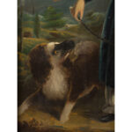 Portrait,-Child-with-Dog,-Oil-on-Canvas_detail-2_492-166