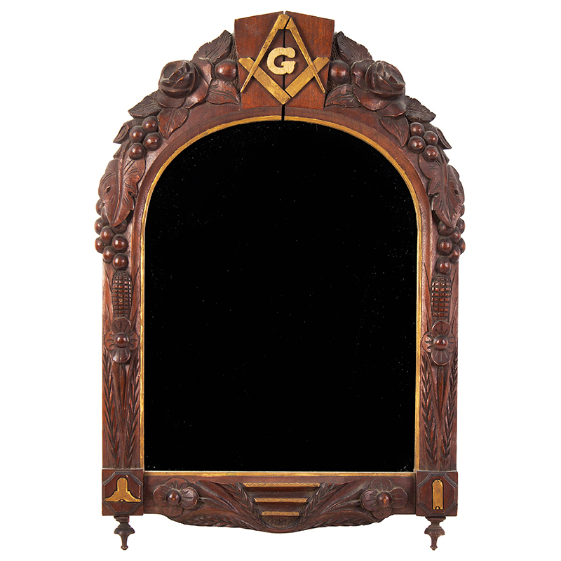 Nineteenth Century Mirror, In the Circle of John Haley Bellamy Inventory Thumbnail