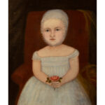 1328-9_2_Portrait,-Oil-on-Canvas,-Baby-Holding-Flower