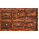 Cupboard, Paint Decorated, Vermont_drawer detail_986-10