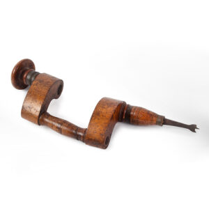 Bit Brace Drill, Ash Burl, and Period Center [Paddle] Bit Inventory Thumbnail
