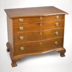 Chest, Boston, Serpentine, circa 1780, Original Brasses_angle_271-33