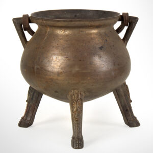 Cauldron, Cooking Pot, Scroll Decorated Legs, Hooved Feet Inventory Thumbnail