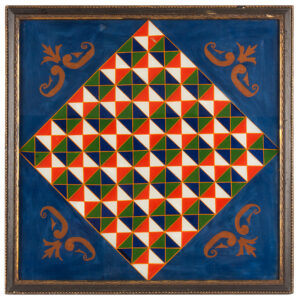 Gameboard, Reverse Painted on Glass Inventory Thumbnail