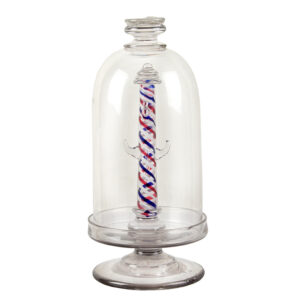 New England Domed Jewelry Stand, Twisted Red, White, & Blue Air Trap Inventory Thumbnail