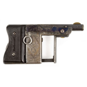 Pistol, Squeezer by Rouchouse, Large Size Frame, Engraved Inventory Thumbnail