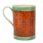 1490-7_1_Mocha-Mug,-Green-Band,-Black-Spots