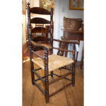271-61_Ladderback-Armchair,-Sausage-Turnings,-Five-Slat