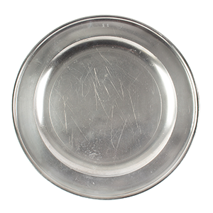 Pewter Platter, Thomas Badger Inventory Thumbnail