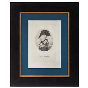 Copper Plate Engraving of Revolutionary War General “Mad” Anthony Wayne Inventory Thumbnail