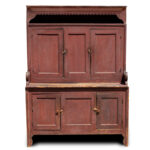 1634-1_1_Cupboard,-Stepback,-Red,-Paneled,-18th-C_view-1