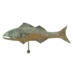 1_Fish Weathervane, Attr JW Fiske & Co, NY, c1875, Directional included