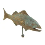 4_Fish Weathervane, Attr JW Fiske & Co, NY, c1875, Directional included