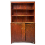 843-587_2_Cupboard,-Stepback,-Red
