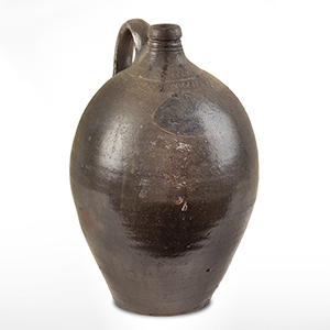 Stoneware Jug, Federal Eagle Medallion, RARE Inventory Thumbnail