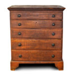 1490-46_2_Chest,-5-Drawer,-Painted-to-Resemble-Tiger-Maple