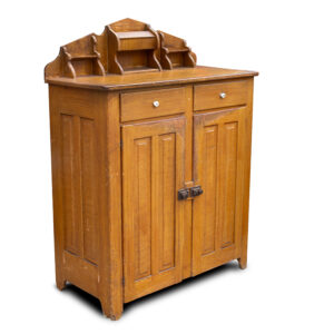 Paint Decorated Server – Country Farmhouse Cupboard, Faux Grained Inventory Thumbnail