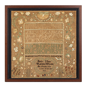 Needlework Sampler by Betsy Chase, Hopkinton, New Hampshire Inventory Thumbnail