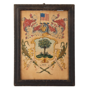 Heraldic Watercolor – BY THE NAME OF SYLVESTER, Attrib. To John Coles Inventory Thumbnail