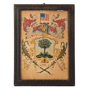 Heraldic Watercolor – BY THE NAME OF SYLVESTER, Attrib. To John Coles Inventory Thumbnail