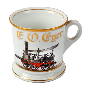 Shaving Mug, Occupational, Well Drill Apparatus Inventory Thumbnail