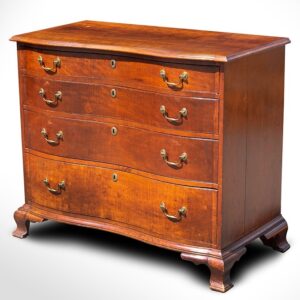 Four Drawer Oxbow Chest, Chapin School, Attributed to George Belden Inventory Thumbnail