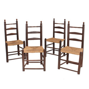 Four Matched Tinkham School Side Chairs, Plymouth County, Massachusetts Inventory Thumbnail